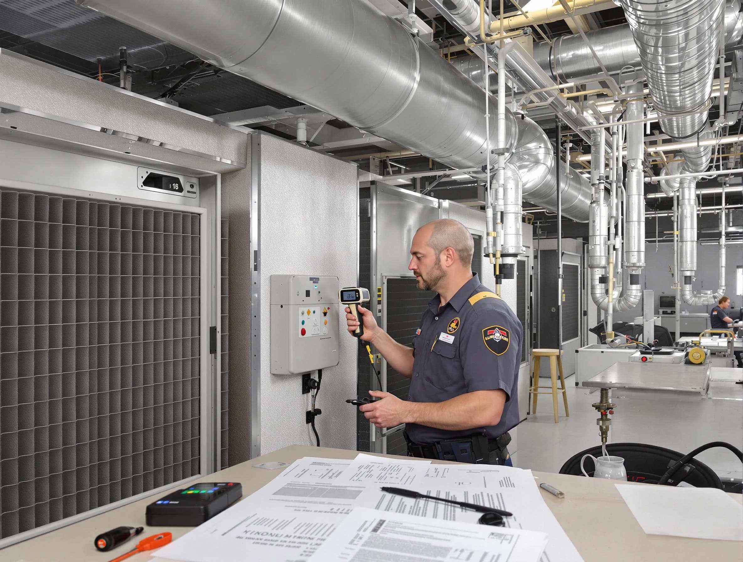 Professional filter system inspection by Wilkinsburg Air Duct Cleaning in Wilkinsburg