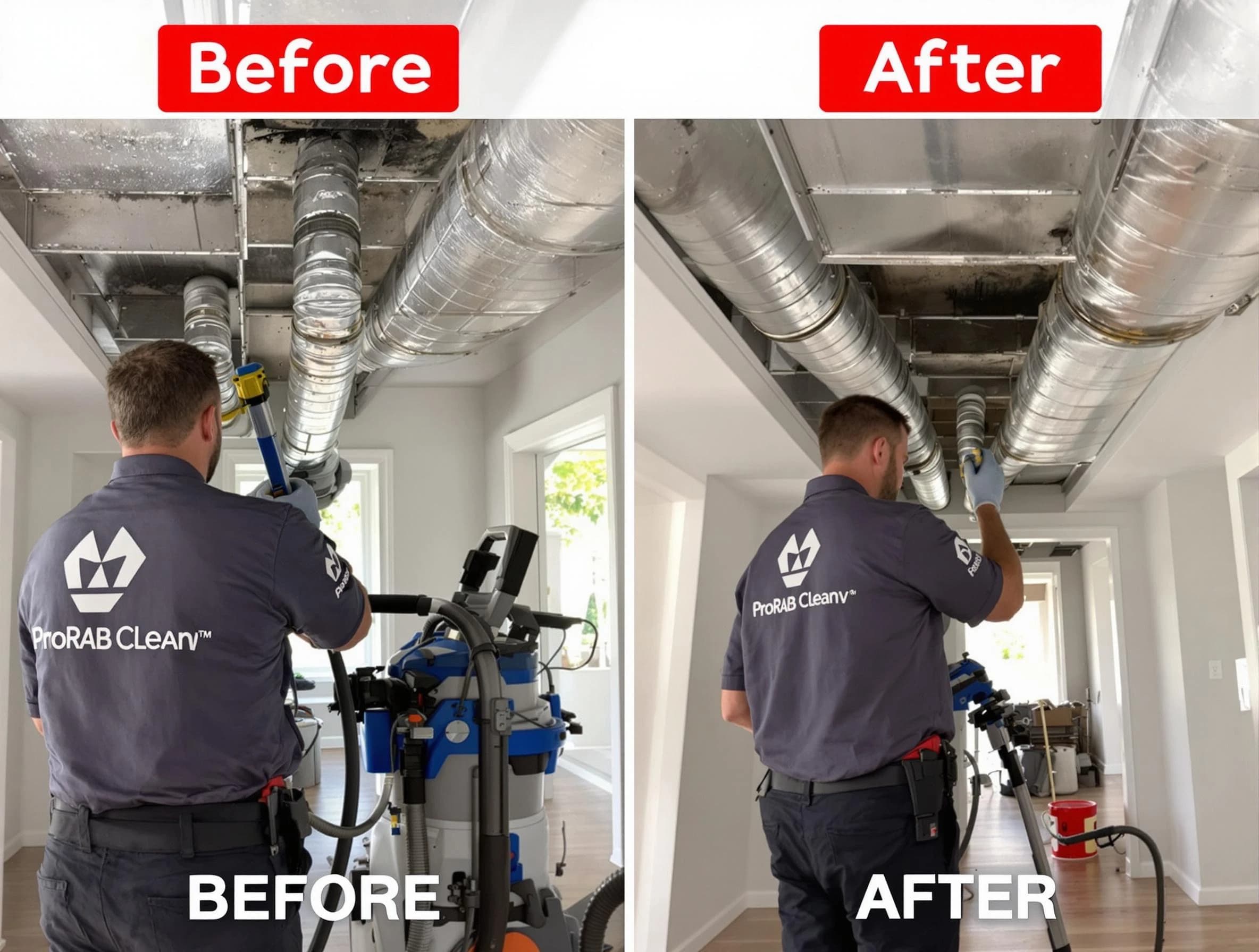 Wilkinsburg Air Duct Cleaning expert performing thorough residential duct cleaning in a Wilkinsburg home