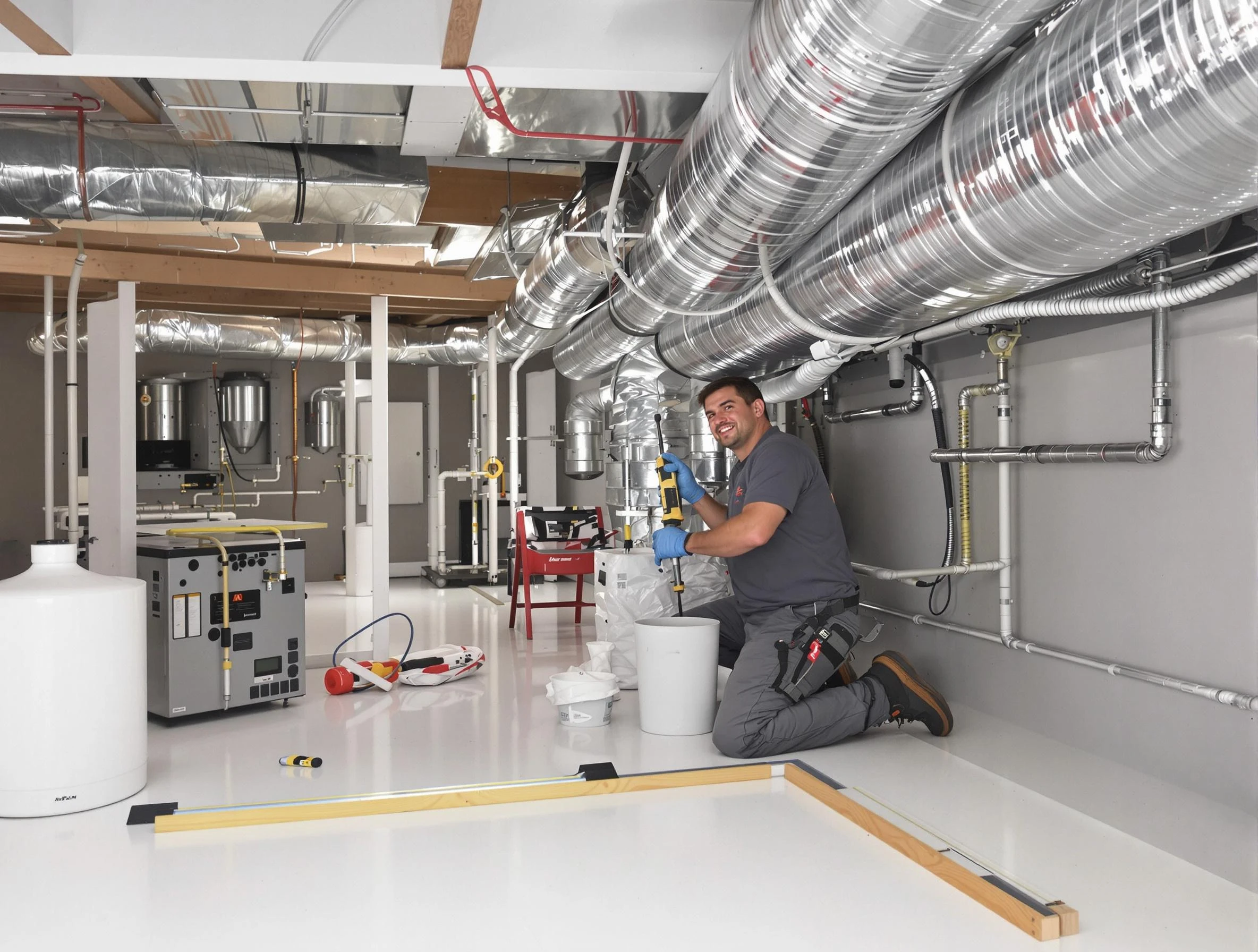 Professional duct sealing service by Wilkinsburg Air Duct Cleaning in Wilkinsburg